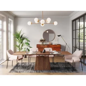 Fashion KARE Design Extension Table Benvenuto Walnut 200(50)x110cm