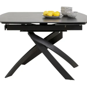 Discount KARE Design Extension Table Twist Black 120(30+30)x90cm