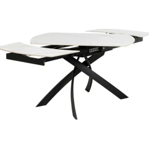 New KARE Design Extension Table Twist Onyx 120(30+30)x90cm