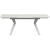 Fashion KARE Design Extension Table Xenia White 140(+30+30)x80cm