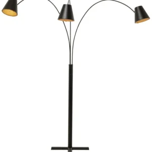 Fashion KARE Design Floor Lamp Cappellino Black Matt