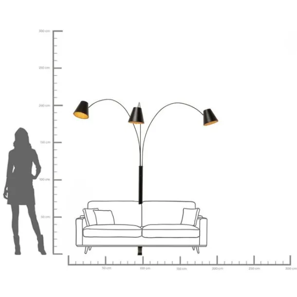 floor_lamp_cappellino_bla_4.webp Fashion KARE Design Floor Lamp Cappellino Black Matt