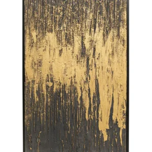 Hot KARE Design Framed Picture Abstract Black 80x120cm