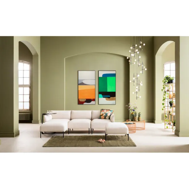 framed_picture_abstract_s_1.webp Fashion KARE Design Framed Picture Abstract Shapes Orange 73x143cm
