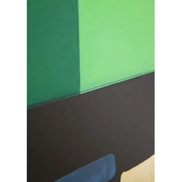 framed_picture_abstract_s_4-3.webp Clearance KARE Design Framed Picture Abstract Shapes Green 73x143cm