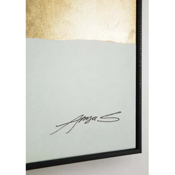 framed_picture_abstract_s_6-3.webp Clearance KARE Design Framed Picture Abstract Shapes Green 73x143cm