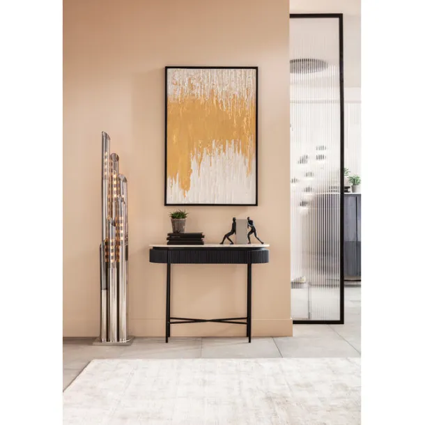 framed_picture_abstract_w_2.webp Online KARE Design Framed Picture Abstract White 80x120cm
