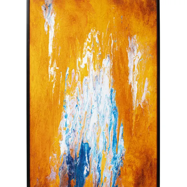 framed_picture_artistas_o_0.webp Online KARE Design Framed Picture Artistas Orange 120x180cm