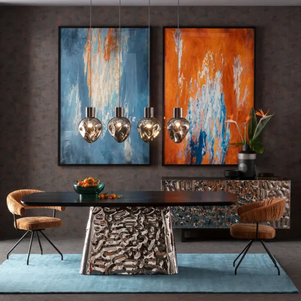 framed_picture_artistas_o_1.webp Online KARE Design Framed Picture Artistas Orange 120x180cm