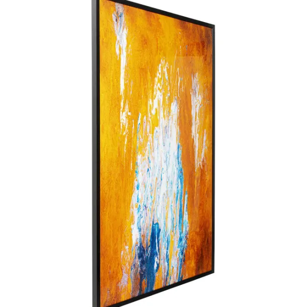framed_picture_artistas_o_3.webp Online KARE Design Framed Picture Artistas Orange 120x180cm
