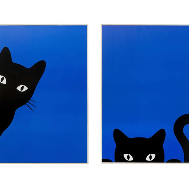framed_picture_ciao_gatto_0.webp Best KARE Design Framed Picture Ciao Gatto (2/Set)