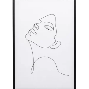 Clearance KARE Design Framed Picture Drawing Lady 63x93cm