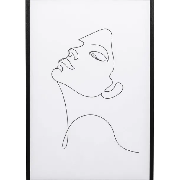 framed_picture_drawing_la_0.webp Clearance KARE Design Framed Picture Drawing Lady 63x93cm