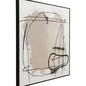 New KARE Design Framed Picture Dust Grey 100x100cm