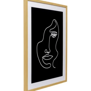 New KARE Design Framed Picture Faccia Arte Woman 60x80cm