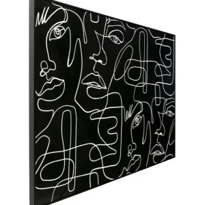 Discount KARE Design Framed Picture Faccia Arte Drawing 150x100cm