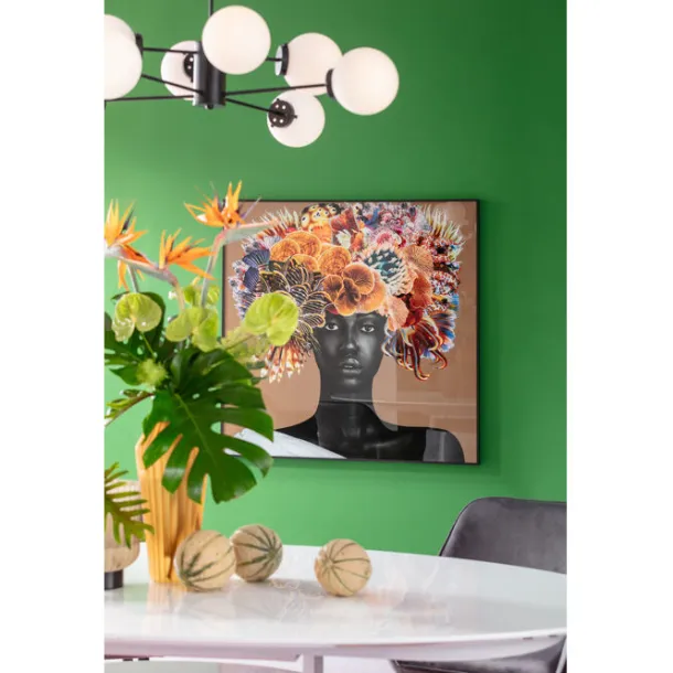 framed_picture_flower_hai_3.webp Best KARE Design Framed Picture Flower Hair 120x120cm