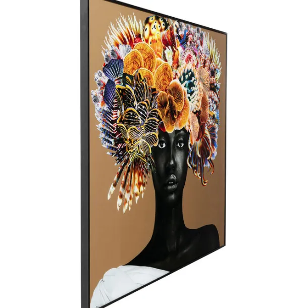 framed_picture_flower_hai_4.webp Best KARE Design Framed Picture Flower Hair 120x120cm