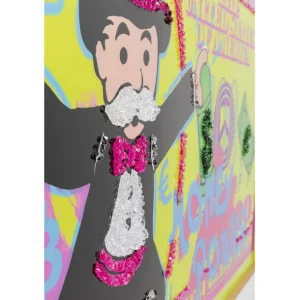 Discount KARE Design Framed Picture Graffiti Money 70x160cm