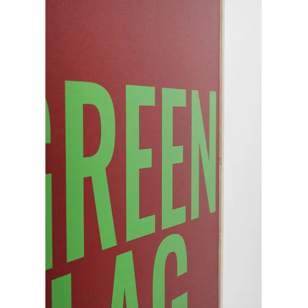 framed_picture_green_flag_5.webp Clearance KARE Design Framed Picture Green Flag 40x60cm