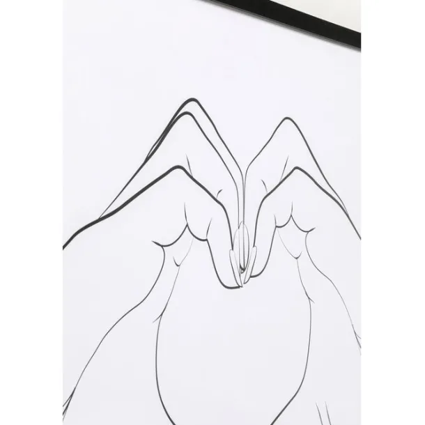 framed_picture_heart_hand_3.webp Online KARE Design Framed Picture Heart Hands 103x73cm