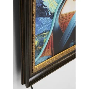 New KARE Design Framed Picture LED Art Lady 80x100cm