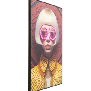 Discount KARE Design Framed Picture LED Fancy Blonde Lady 120x80cm