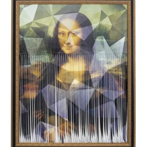 New KARE Design Framed Picture Ma­de­moi­selle Lisa 130x163cm