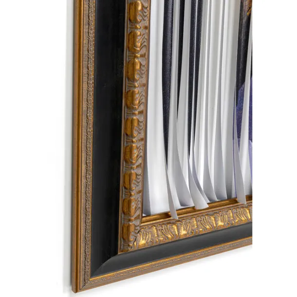 framed_picture_mademoisel_5.webp New KARE Design Framed Picture Mademoiselle Lisa 130x163cm