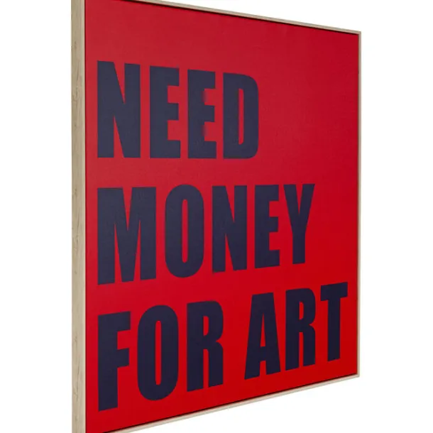 framed_picture_need_money_3.webp Online KARE Design Framed Picture Need Money 80x80cm