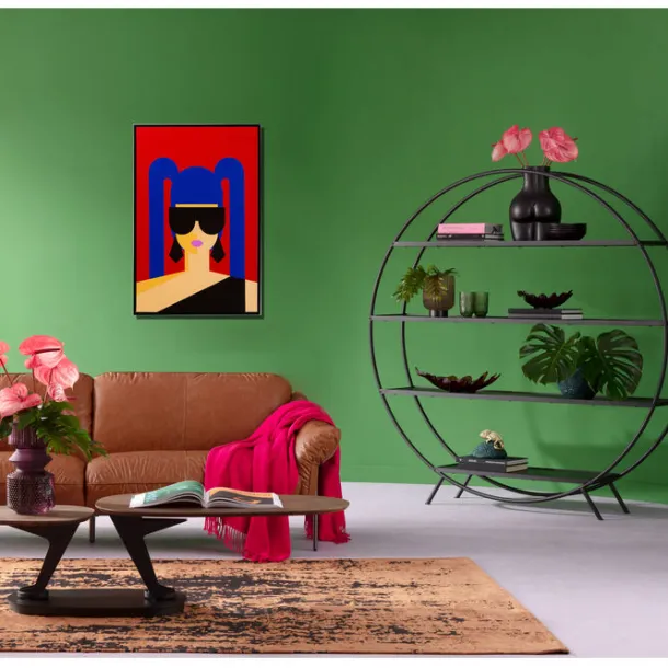 framed_picture_party_girl_1.webp Outlet KARE Design Framed Picture Party Girl 60x90cm
