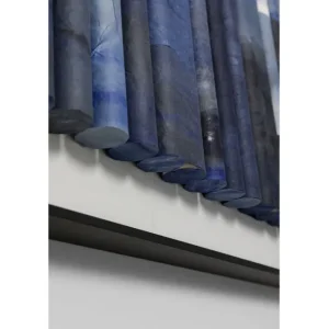 New KARE Design Framed Picture Shadow Skyline Blue 160x60cm