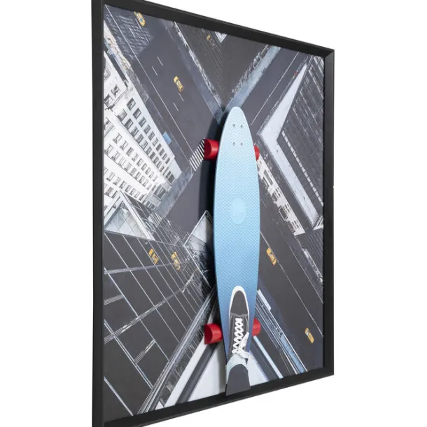 framed_picture_skyline_sk_1.webp Sale KARE Design Framed Picture Skyline Skater 149x149cm