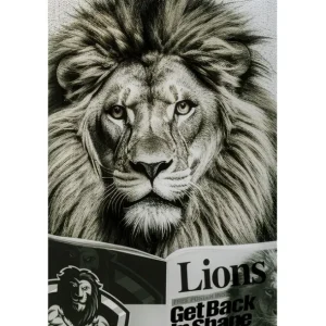 Hot KARE Design Glass Picture Bath Lion 60x80cm