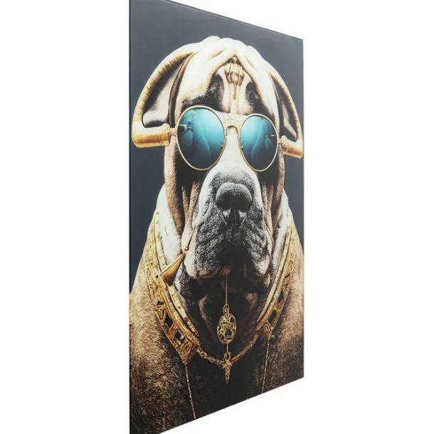 glass_picture_fashion_dog_1.webp Clearance KARE Design Glass Picture Fashion Dog 60x80cm
