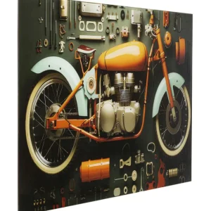 Sale KARE Design Glass Picture Garage Motorbike 60x80cm