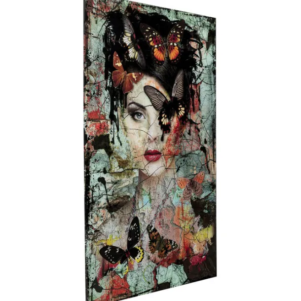 glass_picture_lady_butter_3.webp Sale KARE Design Glass Picture Lady Butterfly 100x150cm
