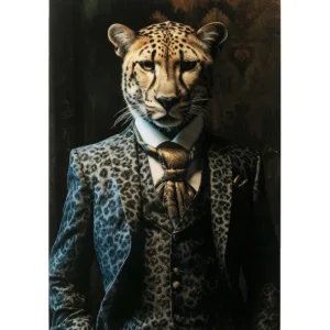Discount KARE Design Glass Picture Mister Leo 100x150cm