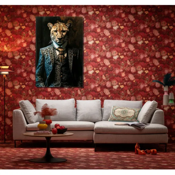 glass_picture_mister_leo__1.webp Discount KARE Design Glass Picture Mister Leo 100x150cm