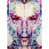 Discount KARE Design Glass Picture Pixel Face 120x80cm
