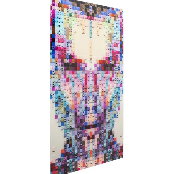 glass_picture_pixel_face__1.webp Discount KARE Design Glass Picture Pixel Face 120x80cm