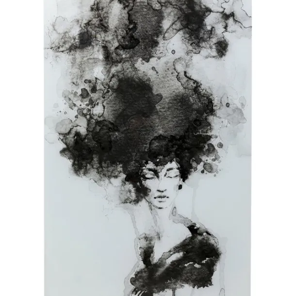 glass_picture_smokey_hair_0.webp Hot KARE Design Glass Picture Smokey Hair 100x150cm