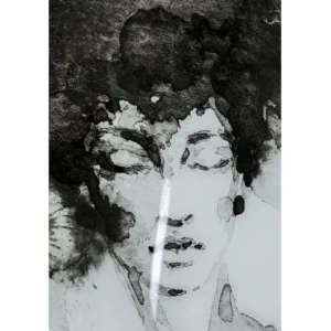 Hot KARE Design Glass Picture Smokey Hair 100x150cm