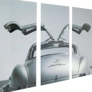 Discount KARE Design Glass Picture Triptychon Oldtimer Back 240x160cm