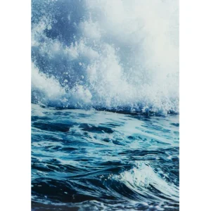 Hot KARE Design Glass Picture Triptychon Wave (3/Set)