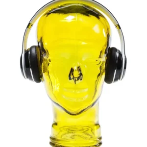 Clearance KARE Design Headphone Mount Transparent Yellow