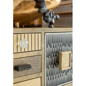 Online KARE Design Highboard Chalet Gold 13 Drawers