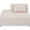 Online KARE Design Infinity Ottomane Semi Elements Cream Left 120cm