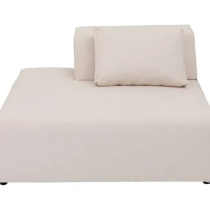 Online KARE Design Infinity Ottomane Semi Elements Cream Left 120cm
