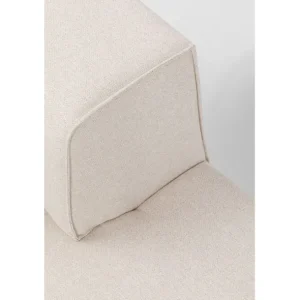 Hot KARE Design Infinity Ottomane Semi Elements Cream Right 120cm